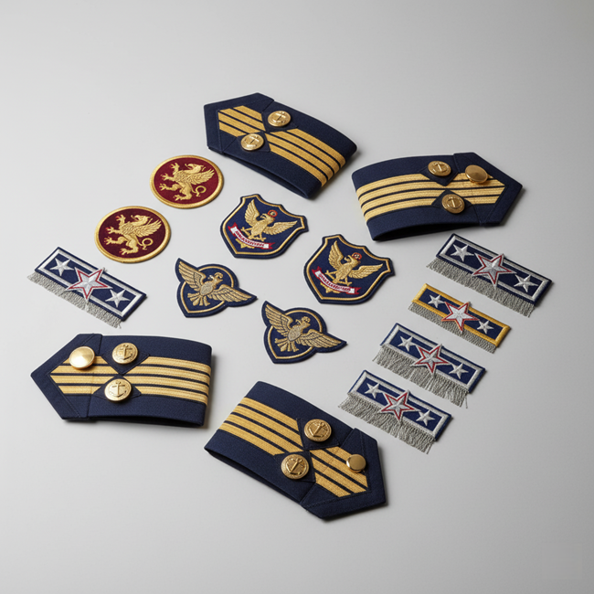 Epaulettes, Badges, and Patches