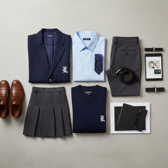 Student Uniforms (Blazers, Pants, Skirts, Shirts, Sweatshirts)