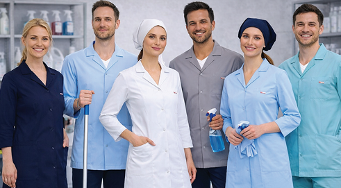Cleaning Staff Uniform Collection